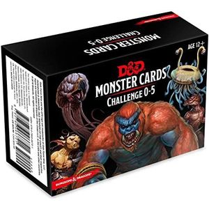 Dungeons & Dragons Spellbook Kaarten: Monster Cards, Challenge 0-5 (D&D Accessory - Engelse versie)