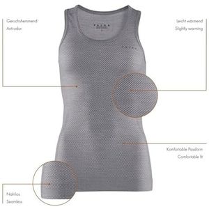 FALKE femme Wool-Tech Light sous-vêtement technique débardeur sport pour temps chaud et froid respirant régulation climatique anti-odeur durable laine fil fonctionnel 1 pièce
