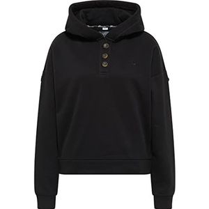 TALOON Sweat à capuche pour femme, Noir, XS