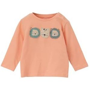 s.Oliver Junior 2142783 T-shirt met lange mouwen voor jongens, Oranje 2110, 80