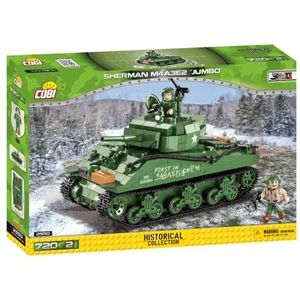 COBI 2550 Sherman M4A3E2 Jumbo, Historical Collection, World War II (WWII), geen