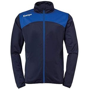 Kempa Emotion 2.0 Poly Jacket Sweatshirt voor heren, marineblauw/koningsblauw