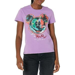 Desigual TS_Mickey Arty T-shirt voor dames, Rood