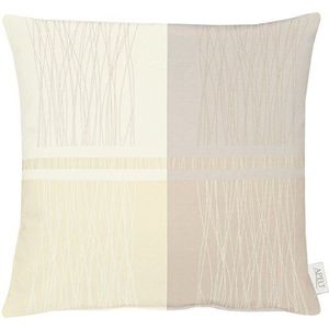 Apelt Kussensloop van polyester, lichtbruin/beige, 49 x 49 x 0,5 cm