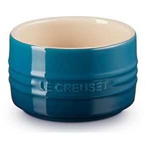 Le Creuset Deep Teal ovenschaal van keramiek, recht, stapelbaar, 200 ml