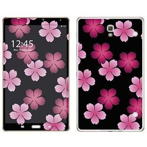 Royal Sticker RS.115496 sticker voor Samsung T700 Tab S 8,4 inch roze bloemen