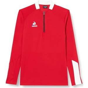 Le Coq Sportif Sweatshirt heren zuiverrood, 4XL, Puur rood