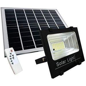 TEMPO DI SALDI 50W SMD LED Schijnwerper Zonnepaneel Sensor Afstandsbediening Wit