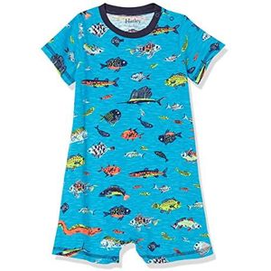 Hatley Rompre Jumpsuit voor baby's, Deep Sea Fish, 18-24 maanden, Deep Sea Fish