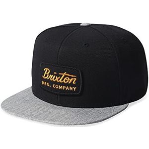 Brixton Unisex Jolt Snapback Cap, zwart/grijs gemêleerd.
