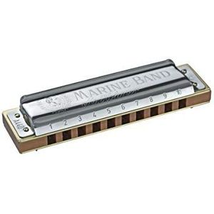 Hohner Marine Band Classic 20 mondharmonica in geluidskwaliteit A M1896106X