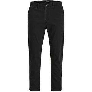 JACK & JONES Jpstace Jjharlow Chino Noos Chino Broek voor heren, zwart.