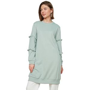 Trendyol Ronde hals, groen, tuniek en krachtig, voor dames, Khaki (stad)