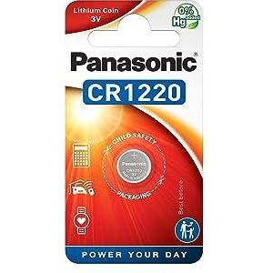 1 x Panasonic CR 1220 lithium vermogen