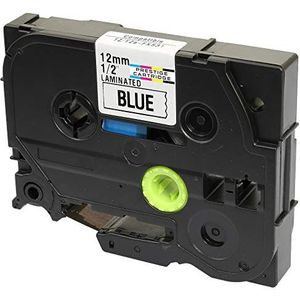 Prestige Cartridge TZFX531/TZeFX531 Flexband, voor Brother P-Touch-printers, 12 mm x 8 m, zwart op blauw, 1 stuk