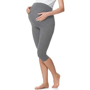 Be Mammy BE20-229 3/4 zwangerschapslegging, Middelgrote melange