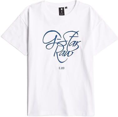 G-STAR Signature T-shirt voor meisjes, Wit D24983-01-110, 14 jaar