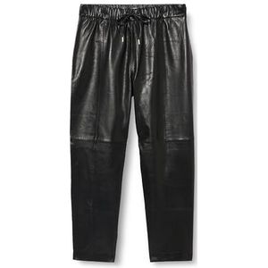 DreiMaster Vintage 37127099 Pantalon en cuir pour femme Noir Taille S, Noir, S