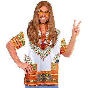 Widmann - Dashiki kostuum jaren 60, hippie, Flower Power, Peace, Reggae, Schlagermove