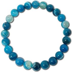 cotigo Natuurstenen armband van elastisch garen met natuurstenen kralen, verschillende halfedelstenen voor dames en heren, yoga-cadeau, Standaard, Halfedelstenen, Verschillende stenen