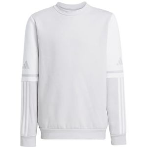 adidas Mixte enfant SQUADRA25 SWEAT CREW KIDS, team light grey/white, 15-16 Years