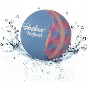 Waboba Originele waterstuiterbal - waterdicht strandspeelgoed, zwembadspellen voor kinderen en volwassenen, outdoorplezier - paars geometrisch 55 x 55 x 55 x 55