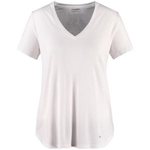 KEY LARGO T-shirt à col en V Lola pour femme, Blanc (1000)., L