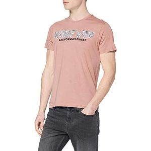 s.Oliver t-shirt heren, roze (Tea Rose 4173)