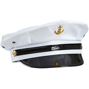 Widmann 9516C - zeemanshoed officiële kapitein hoed accessoires carnaval party motto
