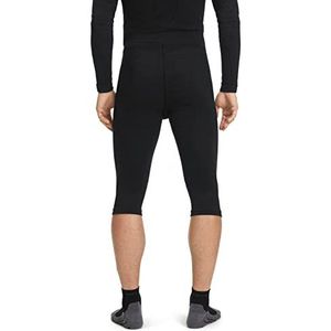 FALKE Wool Tech Sportpanty, kort, 3/4-laags, heren, ondergoed, merinowol, zwart, grijs, marineblauw, voor wandelen, skiën, snowboarden, 1 paar