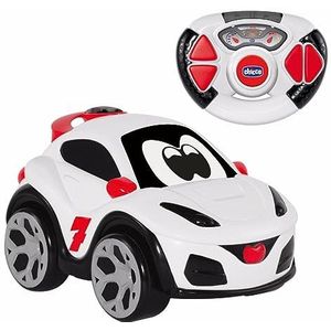 Chicco Rocket le Crossover RC auto voor kinderen, radiografisch bestuurbare auto met ergonomisch stuur en grote wielen, witte radiobestuurbare auto, speelgoed voor kinderen van 2 tot 6 jaar