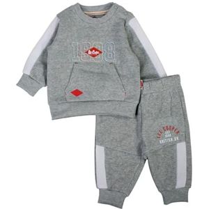 Lee Cooper Joggingbroek voor baby's, jongens, Lee Cooper Jogging, baby, jongens, Lee Cooper uniseks baby (2 stuks), grijs.