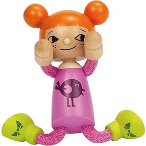 Hape Speelgoed – kleine zusje van hout voor poppenhuis van hout – figuur kinderen, familie van hout voor poppenhuis – speelgoed voor kinderen vanaf 3 jaar – speelgoed voor meisjes en jongens