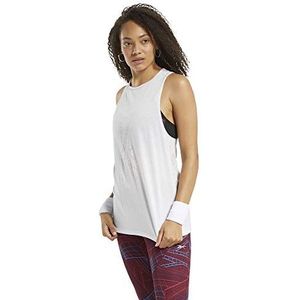 Reebok Ts Burnout tanktop zonder mouwen voor dames, wit (Porcel)