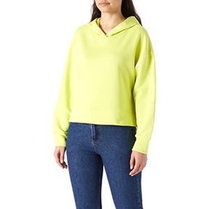 Koton dames lange mouwen hoodie, neongeel (Ns3)