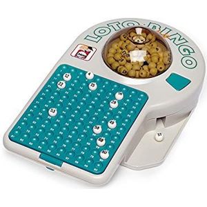 Chicos - Automatische elektronische loterij. Complete Lotto Bingo-game: Elektronisch telraam + 90 onuitwisbare ballen + 24 dozen + chips. Ref. 22302