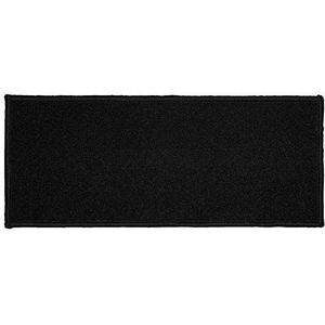 douceur d'intérieur, Rechthoekig tapijt (50 x 120 cm) Primobis zwart, effen