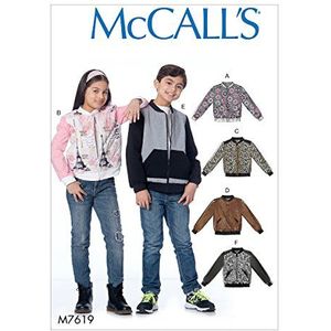 McCall's Patterns 7619 patroon kinder/meisjes/jongens jas, meerkleurig