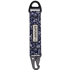 Superdry GWP Vintage Key Fob Y9110249A Black Paisley Print OS Femme, Imprimé cachemire noir, taille unique