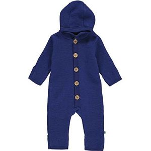 Fred's World by Green Cotton Wool fleece pak skipak voor baby's, jongens, donkergrijs melange, 68-74, Donkergrijs Melange