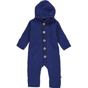 Fred's World by Green Cotton Wool fleece pak skipak voor baby's, jongens, donkergrijs melange, 92-98, Donkergrijs Melange
