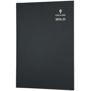 Collins Weekkalender 2024-25, A5, met FSC-papier, 38 m, 99-2425, juli 2024 tot juli 2025, zwart