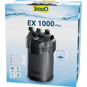Tetra EX 1000 Plus buitenfilter voor aquaria - krachtig filter voor aquaria tot 300 l, creëert kristalhelder water geschikt voor vissen binnenshuis