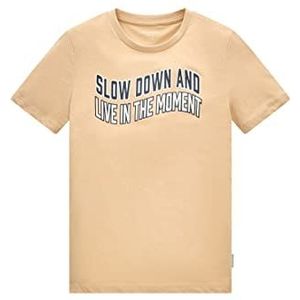 TOM TAILOR T-shirt voor jongens, 22201 - Cream Toffee