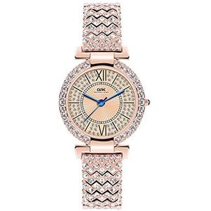 Basfur Dress Watch Fe-Montre-014-01, roségoud, modern, Rose Gold., Modern