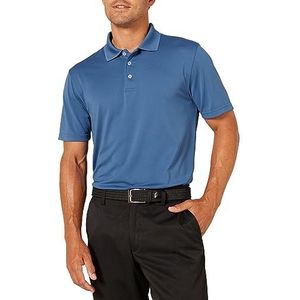 Amazon Essentials Sneldrogend golfpoloshirt voor heren, donkerblauw, M