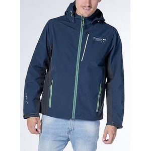 DEPROC-Active Nunavut Softshelljas voor heren, ademend, Navy Blauw