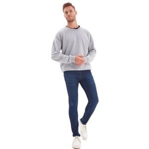 Trendyol Skinny jeans voor heren, normale taille, indigo, 29 W, Indigo