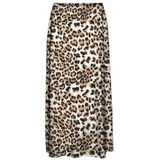 VERO MODA Vmeasy Joy Wvn Ga Maxirok met split voor dames, Tan/Aop: luipaard, XS