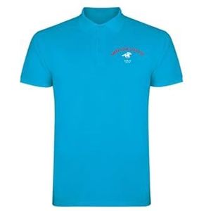 AMERICAN COLLEGE USA Polos Shirts Sport Respirant Imprimé Vêtements Mixte Hommes et Femmes Décontracté Modèle ACPLW3 Indigo XS, Indigo, XS